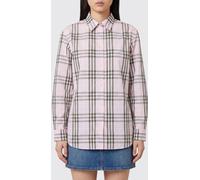 Burberry Cotton Shirt with Vintage Check Pattern - Size: 6 - female