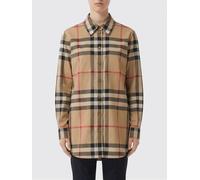 Burberry Cotton Shirt with Vintage Check Print - Size: 8 - female