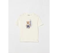 Burberry Cotton T-Shirt with Teddy Print - Size: 4 - male