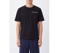Burberry Cotton T-Shirt with Tone-on-Tone Embroidered Equestrian Knight Logo - Size: S - male