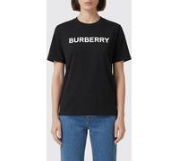 Burberry Cotton T-Shirts with Logo - Size: M - female
