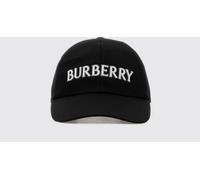 Burberry Cotton Twill Hat with Embroidered Logo - Size: M - female