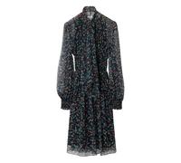 Burberry Ditsy floral-print midi dress - Black 8