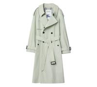 Burberry double-breasted belted trench coat - Green 4-6-8-10