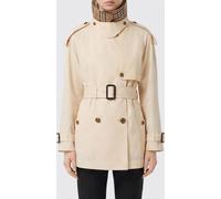 Burberry Double-Breasted Trench Coat in Cotton - Size: 8 - female
