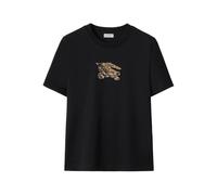 Burberry EKD Check cotton T-shirt - Black XS-S-M-L