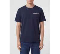 Burberry EKD Logo Cotton T-shirt with Contrast Pocket and Trim - Size: M - male