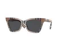 Burberry Woman BE4346 ELSA 394487 Sunglasses Acetate Brown Grey Geometric Normal
