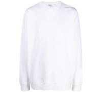 Burberry flocked-logo cotton sweatshirt - White L-XL