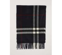Burberry Fringed Check Scarf in Pure Cashmere - Size: OS - female