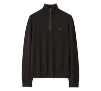 Burberry half-zip embroidered sweater - Brown S