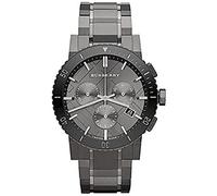 BURBERRY Homme 42MM CHRONOGRAPHE GRIS Acier Bracelet & BOITIER MONTRE BU9381