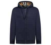 Burberry 'Hove' Check Hoodie Navy - M (FIT A L)