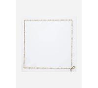 Burberry Kids Burberry Baby Check Border Bow Blanket in White (100cm) - White - One size