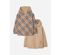 Burberry Kids Burberry Boys Rufus Check Reversible Jacket in Beige - Beige - 10 Yrs