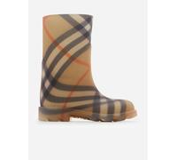 Burberry Kids Check Rubber Marsh High Boots in Beige - Beige - EU 27 UK 9