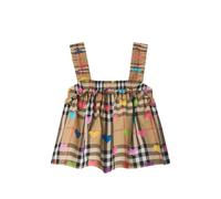 Burberry Kids heart Check cotton top - Neutrals 4-6-8-10-12-14