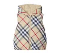 Burberry Kids reversible check nylon padded gilet - Neutrals 6-8-10