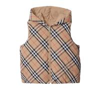 Burberry Kids reversible check-pattern padded gilet - Neutrals 6-8-10-12-14