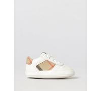 Burberry Kid's Vintage Check Canvas and Leather Low-Top Sneakers - Size: 19 - unisex