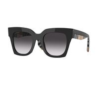 Burberry Woman BE4364 KITTY 39428G Sunglasses Acetate Black Grey Squared Normal Shaded