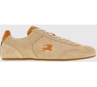 Burberry Knight Suede Calfskin Sneakers with Embroidered EKD Logo - Size: 44 - male