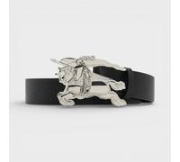 Burberry Leather Knight Buckle 30mm Belt Black - 90cm
