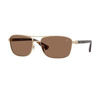 Burberry Man BE3163 110973 Sunglasses Metal Gold Brown Squared Normal