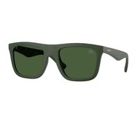 Burberry Man BE4458U 417071 Sunglasses Injected Green Green Squared Normal