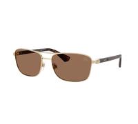 Burberry Man Sunglass BE3163 - Frame color: Light Gold, Lens color: Dark Brown