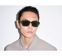Burberry Man Sunglass BE4349 Eldon - Frame color: Green, Lens color: Dark Green
