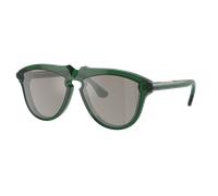 Burberry Man Sunglass BE4417U - Frame color: Green, Lens color: Light Grey Mirror Silver