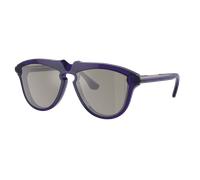 Burberry Man Sunglass BE4417U - Frame color: Violet, Lens color: Light Grey Mirror Silver