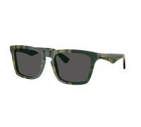 Burberry Man Sunglass BE4434 - Frame color: Check Green, Lens color: Dark Grey