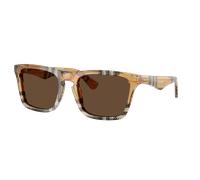 Burberry Man Sunglass BE4434 - Frame color: Check Sand, Lens color: Dark Brown