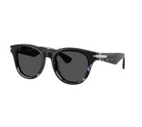 Burberry Man Sunglass BE4439 - Frame color: Blue Havana, Lens color: Dark Grey