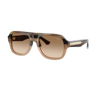 Burberry Man Sunglass BE4478 - Frame color: Striped Beige, Lens color: Brown Gradient