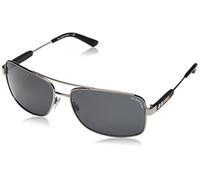 Burberry BE3074 100387 Man Sunglasses Metal Grey Grey Squared Normal