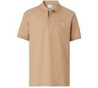 Burberry Mens Branded Circle Logo Camel Beige Polo Shirt - Size Small