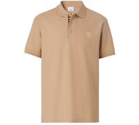 Burberry Men's Branded Circle Logo Camel Beige Polo Shirt | Size: Small Burberry Beige S