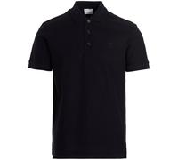 Men's Burberry Branded Circle Logo Coal Blue Polo Shirt - Black - Size: M