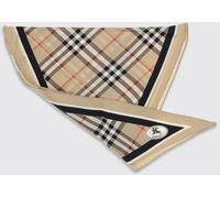 Burberry Men's Triangular Check Silk Foulard Scarf - Size: OS - male