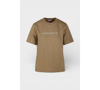Burberry Paisley Print Logo Cotton T Shirt Teddy Brown Brown M