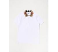 Burberry Polo Shirt Kids color White - Size: S - male
