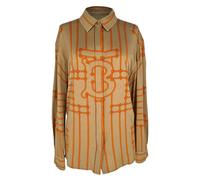 Burberry Women's Preloved Emma Printed Shirt in Silk | Size: 46
