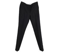 Burberry Preloved London Straight-Leg Tailored Trousers In Black Wool Black
