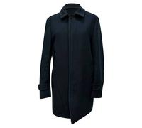 Burberry Preloved Single-Breasted Coat In Black Wool Black