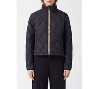 Burberry Quilted Nylon Short Puffer Jacket with High Neck and Zip Closure - Size: S - female