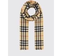 Burberry Rectangular Cashmere and Wool Blend Check Scarf - Size: OS - female