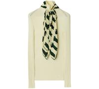 Burberry scarf-detailed knit jumper - Neutrals M